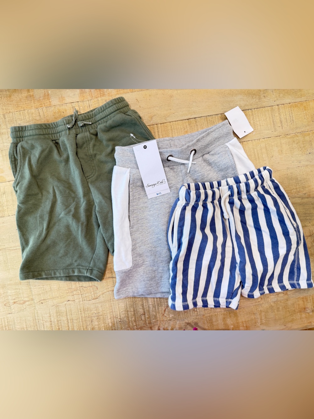 3 pairs boys kids shorts Zara H&M sovereign code summer